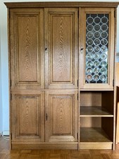 Vitrinenschrank, Eiche
