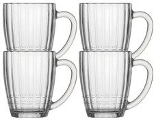 Bierkrug Nostalgie 4 x 500 ml transparent Bier Bierglas Maßkrug