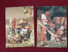 Postkarte Herr Fuchs und Frau Elster, Sandmännchen Abendgruß 