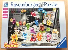 RAVENSBURGER Puzzle 1000 Teile - GELINI - Nachts im Büro - 191505 komplett