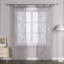 2er Schiebegardine mit