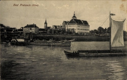 Pretzsch der elbe - ak,
