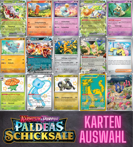 Pokemon karten auswahl - karten,
