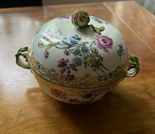 Meissen porzellan terrine - meissen,