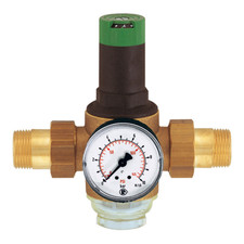 Riegler Druckregler Regler Trinkwasser DVGW geprüft Manometer R 1 1 4 1 5 6 bar