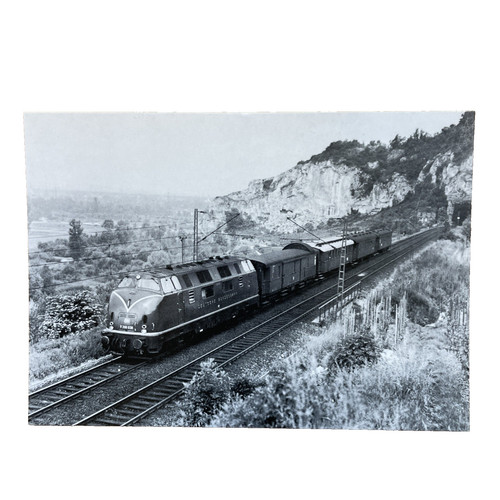 Postkarte zug eisenbahn lok - ak,