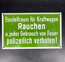 Altes Emaille Schild