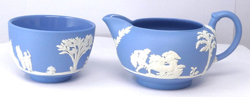 Wedgwood blue jasperware kanne - jasperware,
