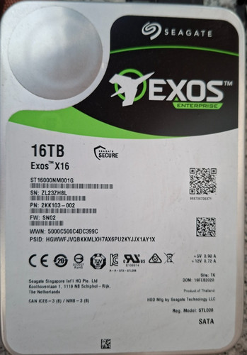 Seagate exos x16 - seagate,