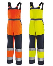 Warnschutz-Latzhose BUFFALO Warnschutz Hose Arbeitskleidung Latzhosen Workwear
