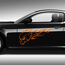 Aufkleber Set Totenkopf Tribal Skull Flammen Dekor Auto Sticker Tuning #1305-100