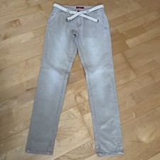 Hosen für Damen, Chino mit Gürtel gr.34/32 beige s.Oliver