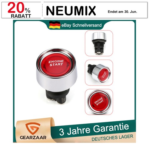 Auto motor startknopf led - motor,