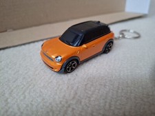Premium Schlüsselanhänger Mini Cooper S Orange Panoramadach Auto Countryman Neu 