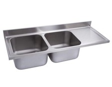 Spülabdeckungen !ALLE GRÖßEN! Spüle Abdeckung Gastrospüle Edelstahlspüle links