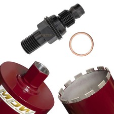 Diamantbohrkrone Kernbohrkrone +Adapter BU passend zu Hilti Kernbohrgerät DD160E