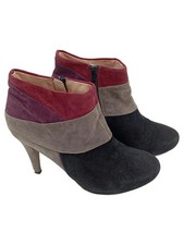 CAFE NOIR Damen Stiefelette Gr. 40 Mehrfarbig Elegant Modern Reißverschluss