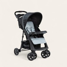 hauck Shopper Neo II, Schwarz Grau - Kinderbuggy mit Liegeposition ab Geburt 