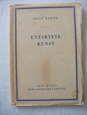 Entartete Kunst, Adolf Behne, Berlin 1947, 48 Seiten
