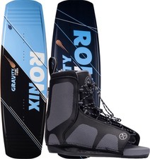 RONIX Wakeboard Set Wakeboardbindung GRAVITY FLEXBOX 2 2024 inkl. HYPERLITE