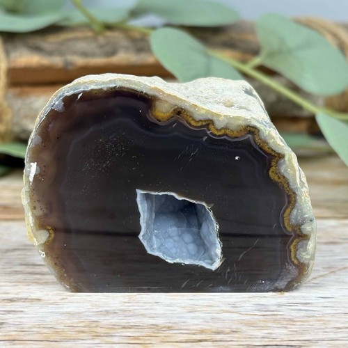 Achat geode mit standfläche - achat,