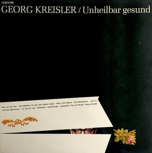 Georg kreisler unheilbar - kreisler,