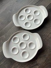 HUTSCHENREUTHER "Tavola" 2 St Schneckenteller weiss/Top Zustand