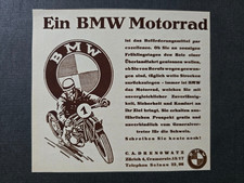 Werbung - Ein BMW Motorrad -