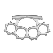 Schlagring Anhänger Massiv 925er Sterling Silber Amulett Knuckles Damen Herren