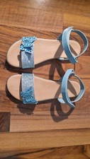 Damen Sandaletten Schuh Gr. 36 hellblau