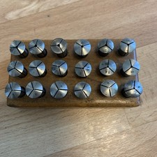 Uhrmacher Werkzeug Spannzangen 8mm UhrDrehbank Groß 4 Bis 21