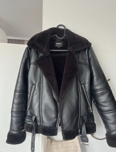 Kunstlederjacke gefüttert