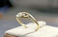 333 Gold Ring mit 0,02 ct