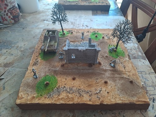 Modellbau ruine mit - modellbau,,