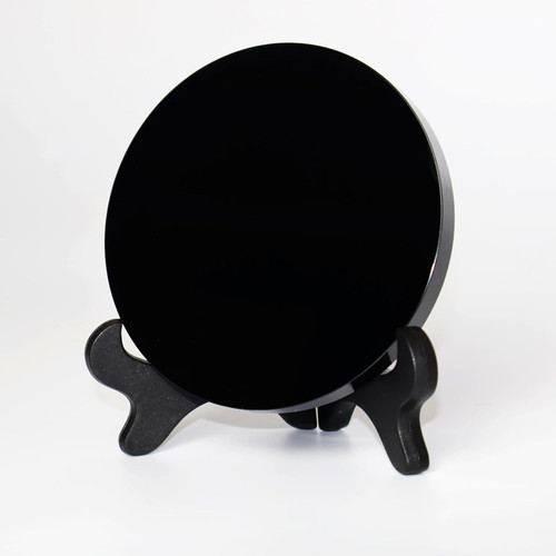 Schwarzer obsidian - schwarzer,