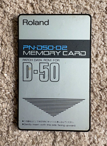 Roland d50 read - pn-d50-02,