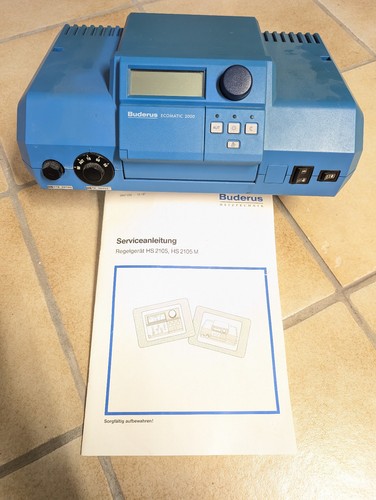 Buderus ecomatic 2000 - ecomatic, regelung