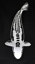 Koi Edelstahl Koi 30 bis 100cm Deko Skulpturen Geschenkartikel Fisch Kohaku, Cha