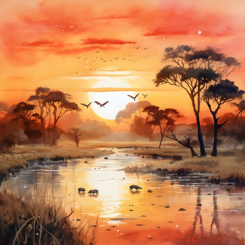 Deko bild afrika - deko,