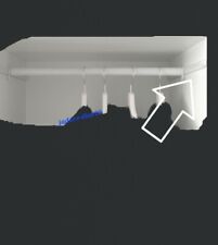  IKEA HJÄLPA 2x Aufhängeleiste  für Kleiderstange PLATSA SMÅSTAD 605.055.11