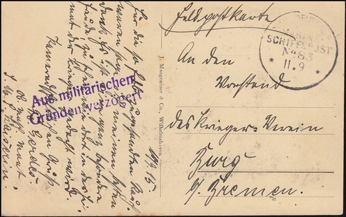 Deutsche marine schiffspost - deutsche, no