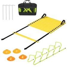 Koordinationsleiter Training Leiter Hürden Fußball Kind Traning Agility 42cm Set