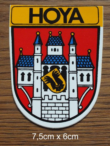 Aufkleber souvenir hoya - aufkleber, weser