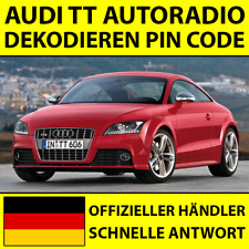✅AUDI TT RADIO DEKODIEREN PIN CODE NAVIGATION RNS-E CHORUS CONCERT SYMPHONY✅
