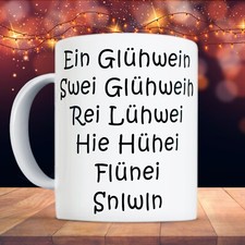 Glühwein Becher Ein Glühwein Swei Glühwein Rei Betrunken Weihnachts Tasse