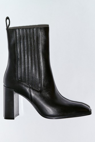 Zara sqaure toe - leather, ankle
