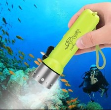 Hochwertige LED Tauchlampe Aluminium Legierung Unterwasser Taschenlampe Batterie