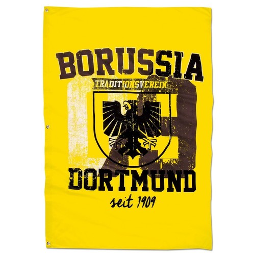 Bvb hissfahne mit - -,
