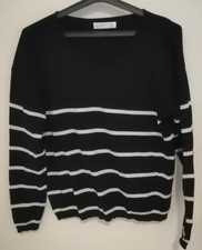 schwarz/weiß gestreifter