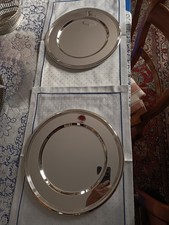 6 Platzteller Versilbert.31cm